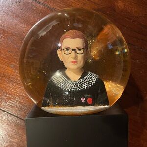 RBG Ruth Bader Ginsburg Justice Snow Globe (RARE) by Cody Foster